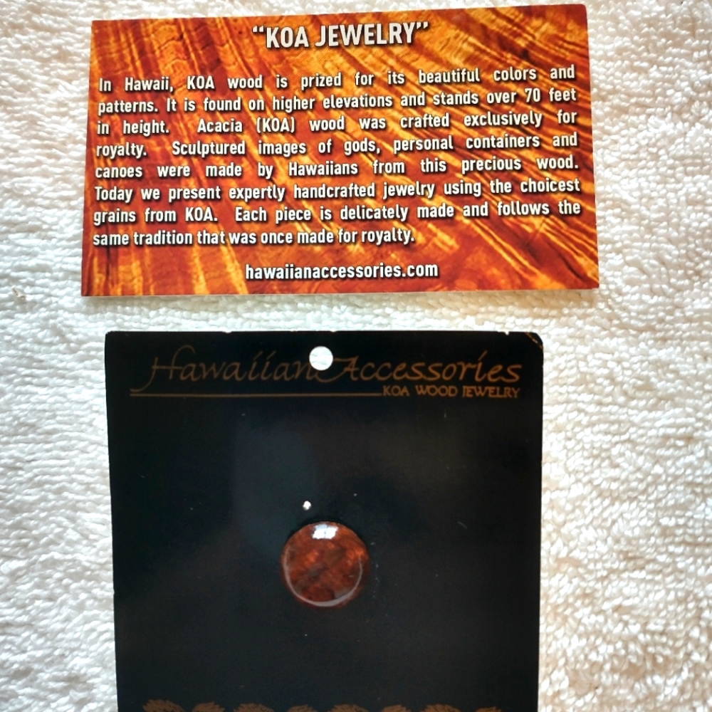 KOA Hawaiian Wood Tie Pin